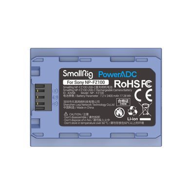 Фотография - Аккумулятор SmallRig NP-FZ100 USB-C (4969) 4265B
