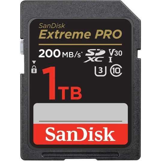 ᐉ Купить Карта памяти SanDisk 1TB SDXC UHS-I U3 V30 Extreme Pro