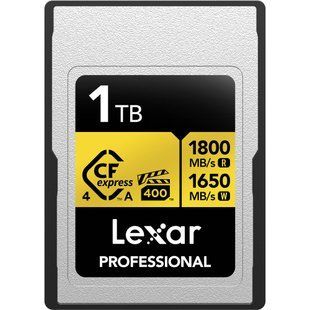 Фотография - Карта памяти Lexar Professional GOLD CFexpress 4.0 Type A (LCAGOLD)