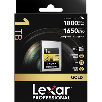 Фотография - Карта памяти Lexar Professional GOLD CFexpress 4.0 Type A (LCAGOLD)