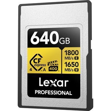 Фотография - Карта памяти Lexar Professional GOLD CFexpress 4.0 Type A (LCAGOLD)
