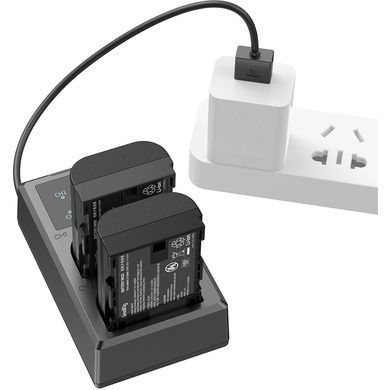 Фотография - Зарядное устройство SmallRig LP-E6NH + 2 аккумулятора (3821)