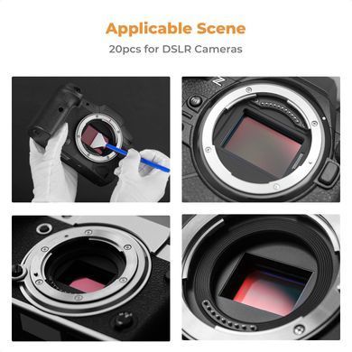 Фотография - Набор K&F Concept для чистки оптики и сенсора матрицы Full Frame (SKU.1698)