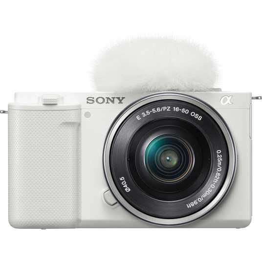 ᐉ Купити Фотоапарат Sony ZV-E10 kit 16-50mm (White) в Києві