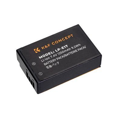 Фотографія - Акумулятор K&F Concept Canon LP-E17 (KF28.0014V3)