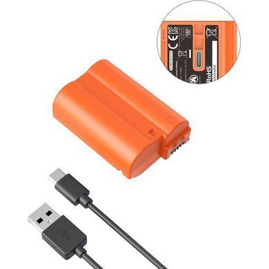 Фотография - Аккумулятор SmallRig EN-EL15c USB-C (Orange) 4966