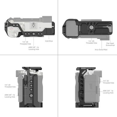 Фотографія - Клітка для камери SmallRig Cage For Sony A7C (3081B)