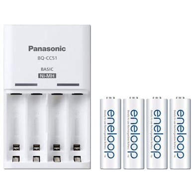 Фотография - Зарядное устройство Panasonic Eneloop BQ-CC51+4AA 1900mAh