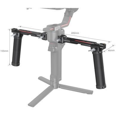 Фотографія - Подвійна рукоятка SmallRig для DJI RS 2/RSC 2/RS 3/RS 3 Pro (3027)