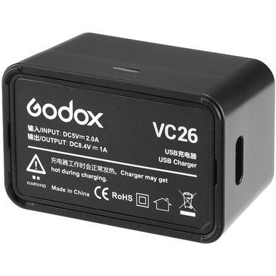Фотография - Зарядное устройство Godox VC26 USB-Charger для аккумуляторов VB26