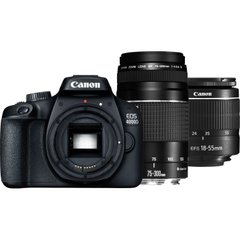Фотография - Canon EOS 4000D Kit 18-55mm + 75-300mm