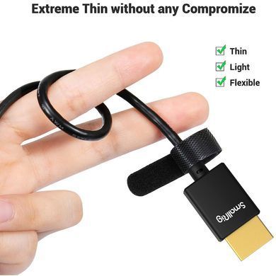 Фотографія - HDMI Кабель SmallRig Ultra-Slim 4K HDMI Cable 55cm (2957B)