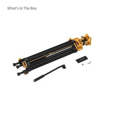 Фотографія - Штатив SmallRig AD-01 Heavy-Duty Tripod with Fluid Head (Bumblebee Edition) 5523