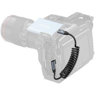 Фотографія - USB-C кабель SmallRig 4792 (35 см, прямий-кутовий, спіральний)