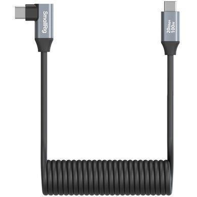 Фотографія - USB-C кабель SmallRig 4792 (35 см, прямий-кутовий, спіральний)