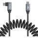 Фотографія - USB-C кабель SmallRig 4792 (35 см, прямий-кутовий, спіральний)