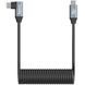 Фотографія - USB-C кабель SmallRig 4792 (35 см, прямий-кутовий, спіральний)