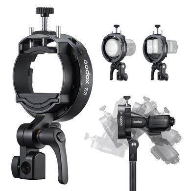 Фотография - Держатель для вспышек Godox S3 с байонетом Bowens