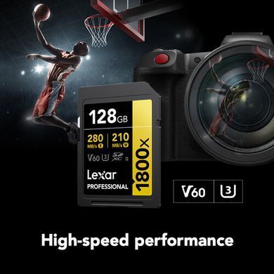 Фотография - Карта памяти Lexar Professional 1800x UHS-II SDXC (GOLD Series, 2-Pack)