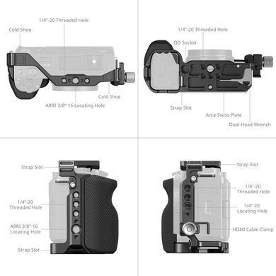 Фотографія - Клітка для камери SmallRig Cage Kit for Sony ZV-E1 (4257B)