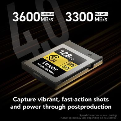 Фотографія - Карта пам'яті Lexar Professional GOLD CFexpress 4.0 Type B (LCXEXP4)