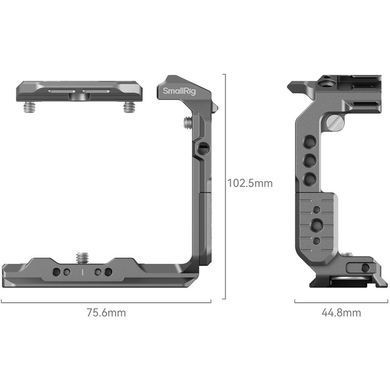 Фотография - Клетка для камеры SmallRig HawkLock Half Cage for Sony FX3 / FX30 (4772)