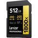 Фотография - Карта памяти Lexar Professional 1800x UHS-II SDXC (GOLD Series)