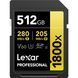 Фотография - Карта памяти Lexar Professional 1800x UHS-II SDXC (GOLD Series)