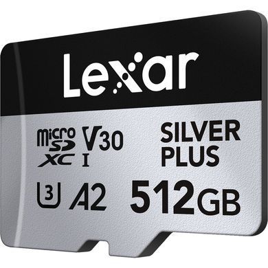 Фотография - Карта памяти Lexar Professional SILVER PLUS UHS-I microSDXC + SD adapter (LMSSIPL-BNANG)