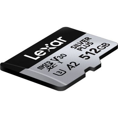 Фотография - Карта памяти Lexar Professional SILVER PLUS UHS-I microSDXC + SD adapter (LMSSIPL-BNANG)