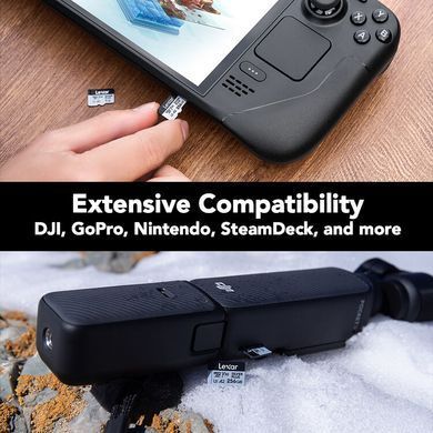 Фотография - Карта памяти Lexar Professional SILVER PLUS UHS-I microSDXC + SD adapter (LMSSIPL-BNANG)