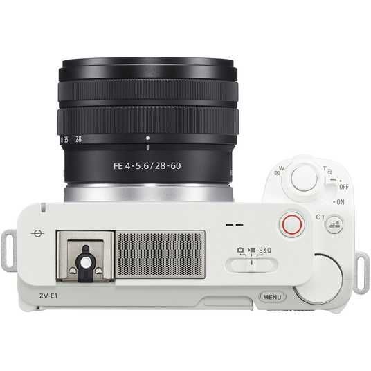 ᐉ Купить Фотоаппарат Sony ZV-E1 Kit 28-60mm (White) в Киеве