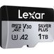 Фотографія - Карта пам'яті Lexar Professional SILVER PLUS UHS-I microSDXC + SD adapter (LMSSIPL-BNANG)