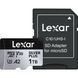 Фотографія - Карта пам'яті Lexar Professional SILVER PLUS UHS-I microSDXC + SD adapter (LMSSIPL-BNANG)
