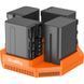Фотография - Зарядное устройство SmallRig + 4 аккумулятора NP-F970 (4834)