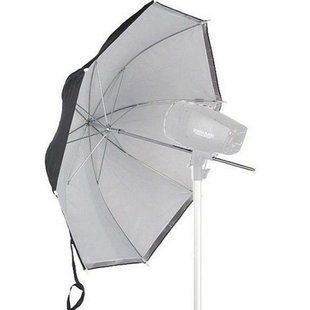 Фотография - Зонт Falcon Black/Silver/Translacent 48" (122см)