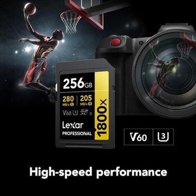 Фотографія - Карта пам'яті Lexar Professional 1800x UHS-II SDXC (GOLD Series, 2-Pack)
