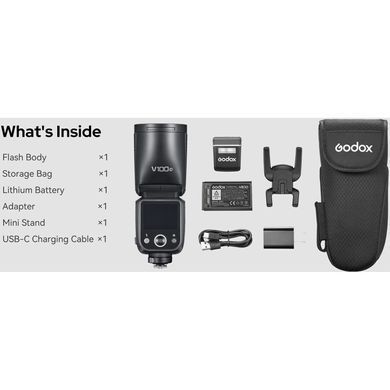 Фотографія - Спалах Godox V100C для Canon