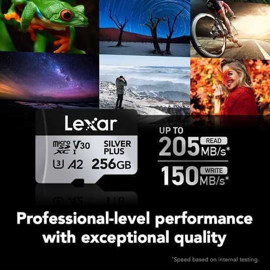 MG カード ᐉ Купить Карта памяти Lexar 256GB Professional SILVER PLUS UHS-I