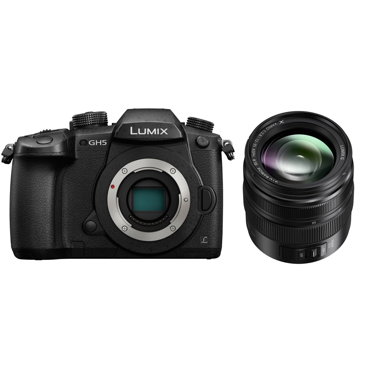 LUMIX GH5 & LUMIX G X VARIO 12-35mm＋α ᐉ Купить Фотоаппарат Panasonic Lumix DC-GH5 Kit 12-35mm в Киеве