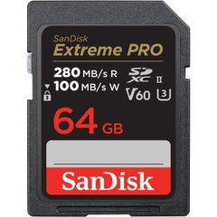 Фотографія - Карта пам'яті SanDisk SDXC Class 10 UHS-II U3 V60 Extreme Pro (SDSDXEP)