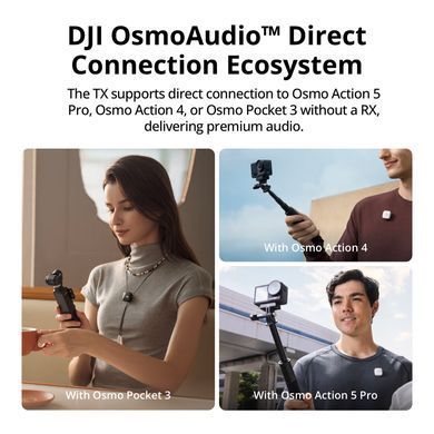 Фотографія - Мікрофонна система DJI Mic Mini (1TX + 1RX)