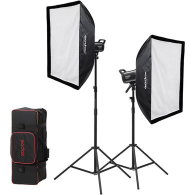 Фотографія - Набір постійного світла Godox SL60IID-K2 Softbox Kit