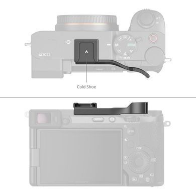 Фотографія - Упор для великого пальця SmallRig Thumb Grip for Sony a7C II, a7CR & a7C (Silver) 4818