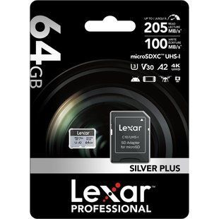 Фотография - Карта памяти Lexar Professional 1066x UHS-I microSDXC (LMS10660)