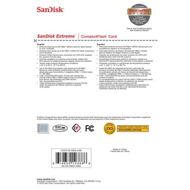 Фотография - Карта памяти SanDisk Extreme CompactFlash (SDCFXSB)