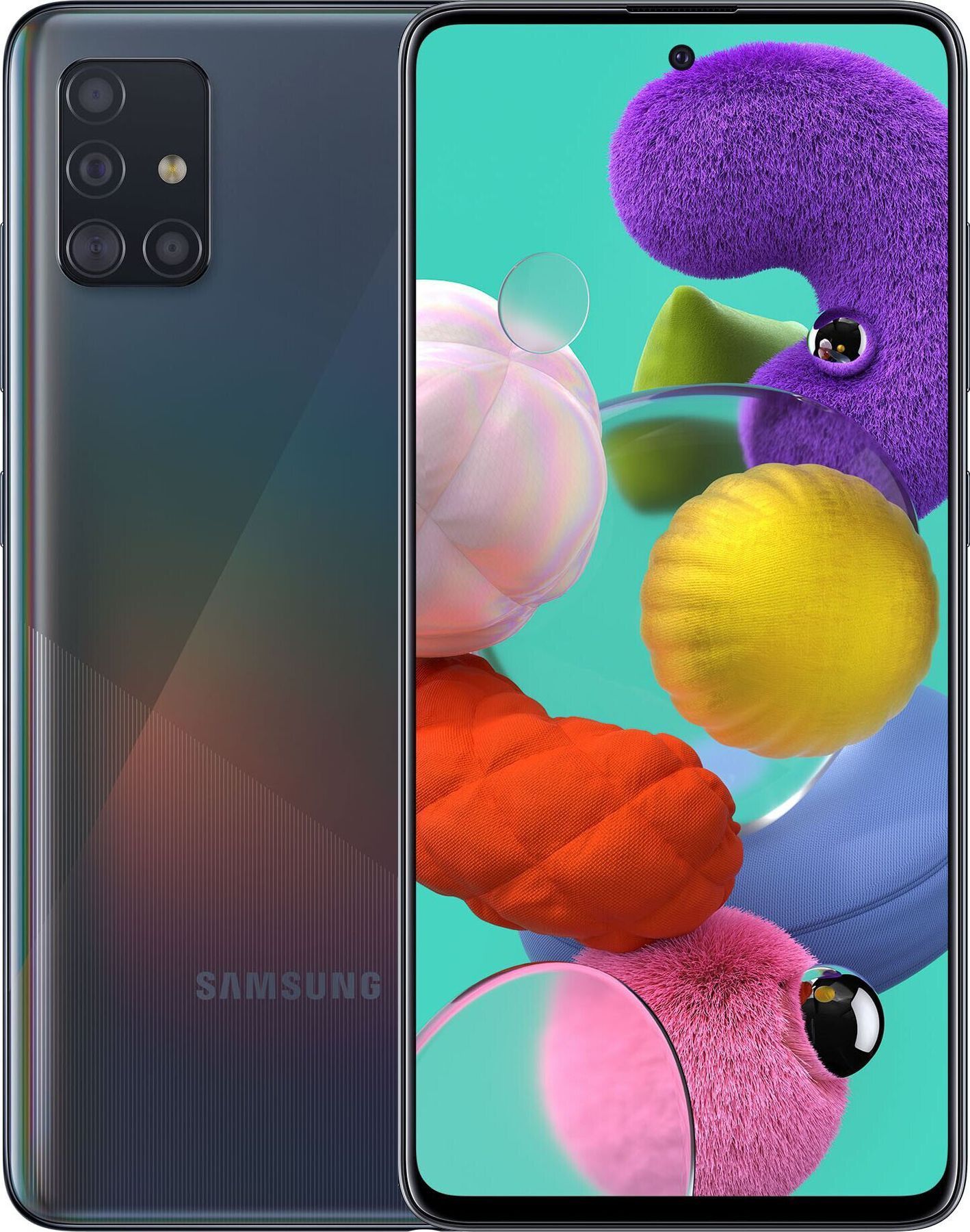 ᐉ Купить Смартфон Samsung Galaxy A51 2020 6/128GB Black SM