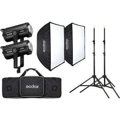 Фотографія - Набір постійного світла Godox SL150III-K2 Softbox Kit