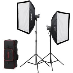 Фотографія - Набір постійного світла Godox LA150D-K2 Softbox Kit