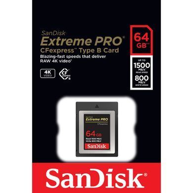 Фотография - Карта памяти SanDisk Extreme PRO CFexpress Card Type B (SDCFE)